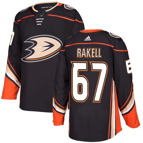 Herren Anaheim Ducks Eishockey Trikot Rickard Rakell 67 Schwarz Authentic